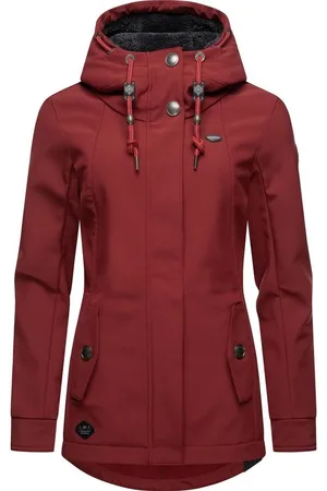 Ragwear Softshelljacke Monadde Softshell Praktische wasserabweisende Softshell Damenjacke