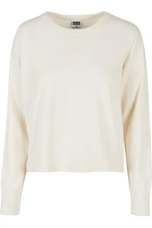 Urban classics Rundhalspullover Damen Ladies Eco Viscose Oversized Basic Sweater (1-tlg)