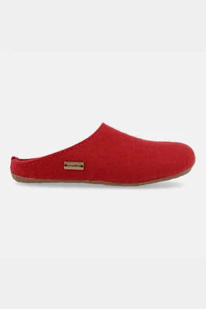 Haflinger Everest Fundus Pantoffel aus Wollfilz mit Gummisohle Hausschuh - Verkäufer: Natural Slipper