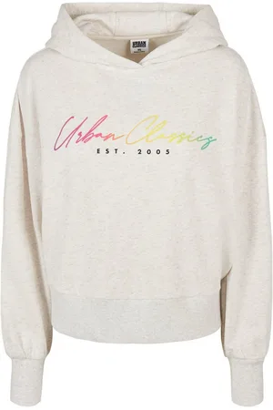Urban classics Kapuzenpullover Damen Ladies Oversized Rainbow Hoody (1-tlg)