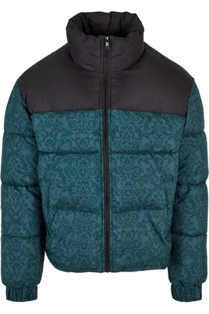Urban classics Winterjacke Herren AOP Retro Puffer Jacket (1-St)