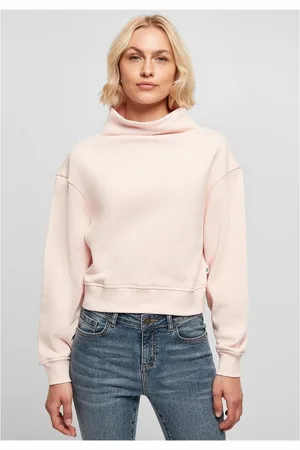 Urban classics Sweater Damen Ladies Organic Short High Neck Crew (1-tlg)