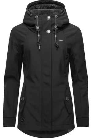 Ragwear Softshelljacke Monadde Softshell Praktische wasserabweisende Softshell Damenjacke