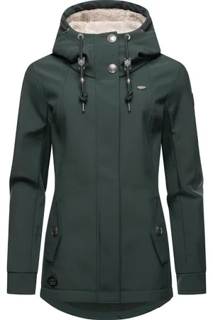 Ragwear Softshelljacke Monadde Softshell Praktische wasserabweisende Softshell Damenjacke