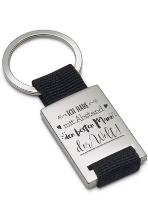 Lieblingsmensch Schlüsselanhänger Ich habe den besten Mann - ein tolles Geschenk und Glücksbringer (Schlüsselanhänger mit Gravur, inklusive Schlüsselring), Robuste und filigrane Lasergravur - Verkäufer: