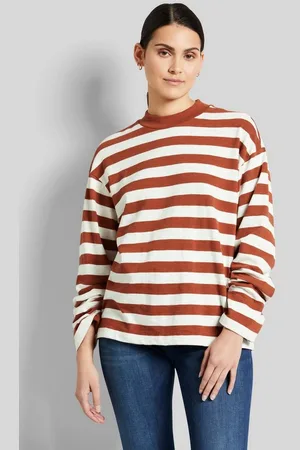 Bugatti Langarmshirt mit Ringelmuster