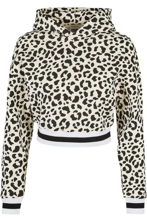 Urban classics Kapuzenpullover Damen Ladies Short AOP College Hoody (1-tlg)