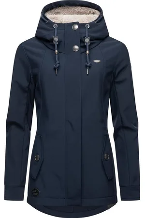 Ragwear Softshelljacke Monadde Softshell Praktische wasserabweisende Softshell Damenjacke