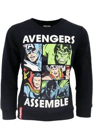 Marvel Sweater Avengers Kinder Jungen Pullover Pulli Gr. 104 bis 152 Hulk Dr Strange - Verkäufer: WS-Trend