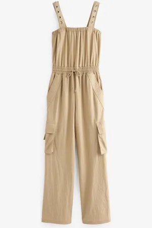 Next Jumpsuit Ärmelloser Cargo-Jumpsuit mit Kordelzug (1-tlg) - Verkäufer: Germany GmbH