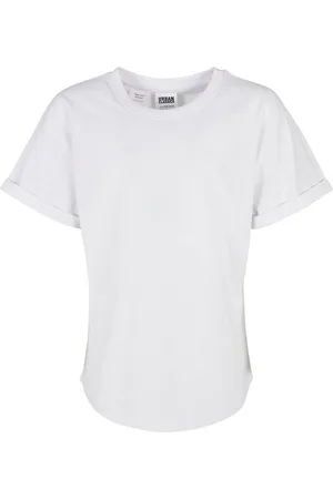 Urban classics Longsleeve Herren Boys Long Shaped Turnup Tee (1-tlg)