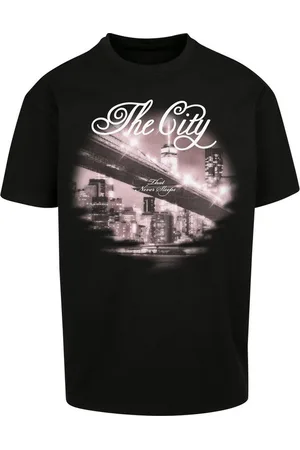 Mister Tee Kurzarmshirt Herren The City Oversize Tee (1-tlg)