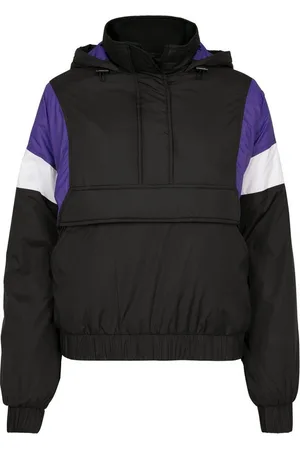 Urban classics Allwetterjacke Damen Ladies 3-Tone Padded Pull Over Jacket (1-St)