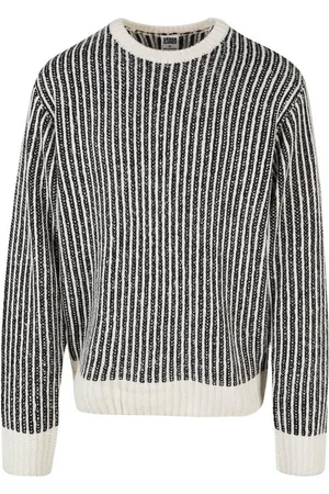 Urban classics Rundhalspullover Herren Oversized Two Tone Sweater (1-tlg)