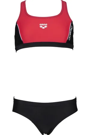 Arena Bügel-Bikini NOS G THRICE JR TWO PIECES,BL- BLACK-ANGURIA-WHITE - Verkäufer: Sport Seeger