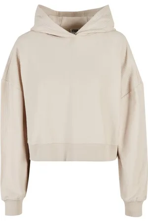Urban classics Kapuzenpullover Damen Ladies Oversized Short Rib Hoody (1-tlg)