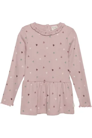 Minymo Longsleeve MITunic LS Rib AOP - 123304 Langarmshirt mit Raffungen - Verkäufer: meinemarkenmode