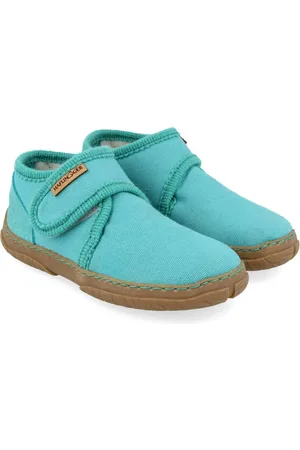 Haflinger Fidelius Luca Kinderhausschuhe auf Baumwolle mit Gummisohle unisex Hausschuh - Verkäufer: Natural Slipper