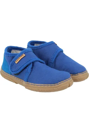 Haflinger Fidelius Luca Kinderhausschuhe auf Baumwolle mit Gummisohle unisex Hausschuh - Verkäufer: Natural Slipper