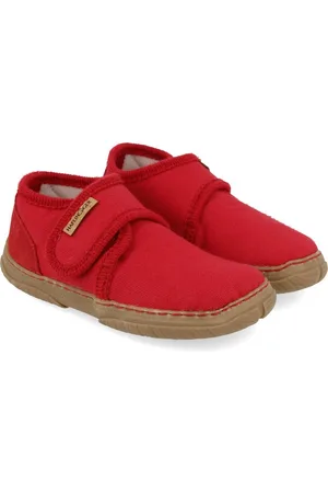 Haflinger Fidelius Luca Kinderhausschuhe auf Baumwolle mit Gummisohle unisex Hausschuh - Verkäufer: Natural Slipper