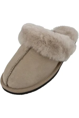 Haflinger Lammfell Hausschuh Pantoffel North Star Unisex Hausschuh - Verkäufer: Natural Slipper