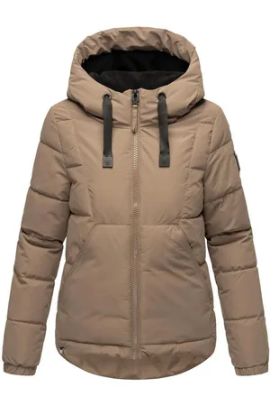Navahoo Steppjacke Eisbällchen stylische Damen Winterjacke mit Kapuze
