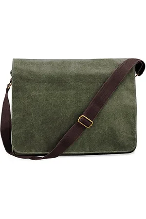 Quadra Schultertasche Canvas Umhängetasche / Schultertasche / Tasche im Vintage Look, 14L (40 x 30 x 12 cm) - Verkäufer: witoru