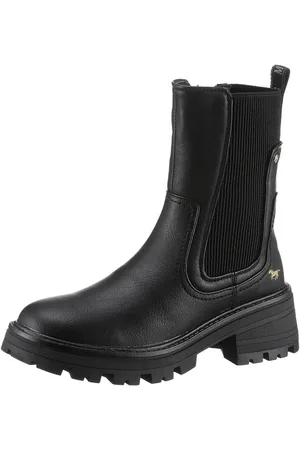 Mustang Chelseaboots Schlupfstiefel, Herbstschuh mit komfortablem Stretcheinsatz