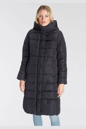 ONLY Steppmantel ONLTINA PUFFER X LONG COAT OTW mit Kapuze
