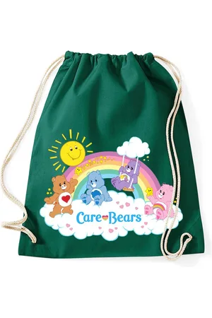 Blondie & Brownie Turnbeutel aus Baumwolle Glücksbärchis Care Bears Hab Dich lieb Bärchi - Verkäufer: Hubihu