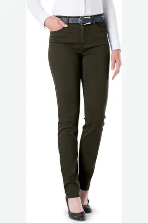 Brax Regular-fit-Jeans Jeans Shakira oliv Skinny Fit Free to move Super Stretch Denim - Verkäufer: Krüger Kleidung