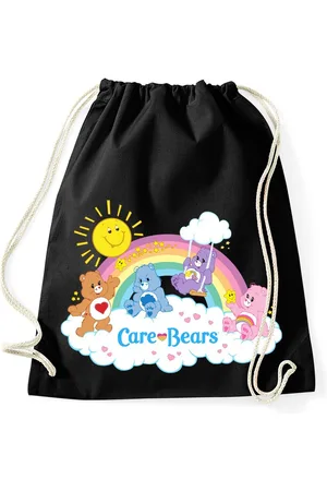 Blondie & Brownie Turnbeutel aus Baumwolle Glücksbärchis Care Bears Hab Dich lieb Bärchi - Verkäufer: Hubihu
