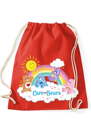 Blondie & Brownie Turnbeutel aus Baumwolle Glücksbärchis Care Bears Hab Dich lieb Bärchi - Verkäufer: Hubihu