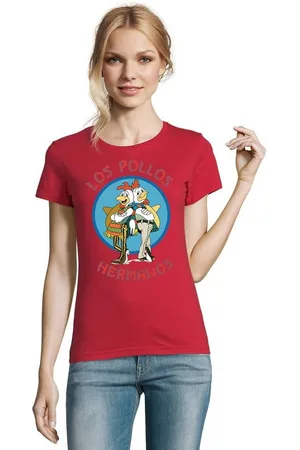 Blondie & Brownie T-Shirt Damen Hermanos Hühner Los Pollos - Verkäufer: Hubihu
