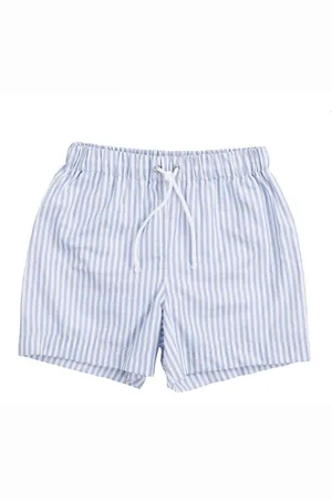 Swim Essentials Badeshorts UV Schwimmhose, für Jungen blau/weiß gestreift 134/140 - Verkäufer: Sporttrend 24