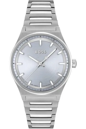 HUGO BOSS Quarzuhr CANDOR LADIES 1502736, Damenuhr, Armbanduhr, Leuchtindizes, Edelstahlarmband