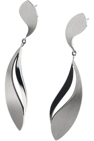 ERNSTES Paar Ohrstecker Ohrringe Edelstahl matt / poliert - Verkäufer: Schmuck-Uhren-Trends