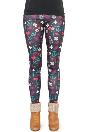 cosey Leggings Christmas-Line Leggings in verschiedenen Motiven (Einheitsgröße XS-L) Winter Deko - Verkäufer: PhoneNatic