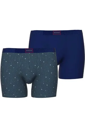 TOM TAILOR Lange Unterhose (Packung, 2-St) mit Logobund