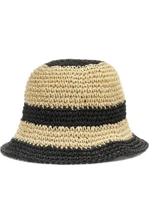 Lascana Strohhut Bucket Hat aus Stroh, Sommerhut, Kopfbedeckung VEGAN