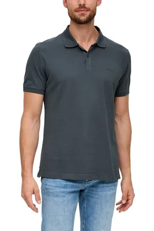 QS by s.Oliver Poloshirt mit Logostickerei