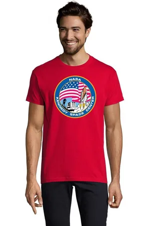 Blondie & Brownie T-Shirt Herren NASA Kennedy Space Center Rakete Sterne Elon X - Verkäufer: Hubihu