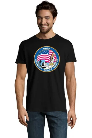 Blondie & Brownie T-Shirt Herren NASA Kennedy Space Center Rakete Sterne Elon X - Verkäufer: Hubihu
