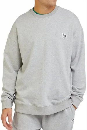 Lee Sweatshirt Relaxed Fit Pullover - Core Loose Sharp Grey Mele - Verkäufer: DenimBar