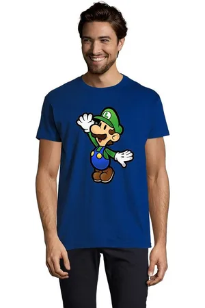 Blondie & Brownie T-Shirt Herren Luigi Retro Konsole Mario Peach Yoshi Gaming - Verkäufer: Hubihu