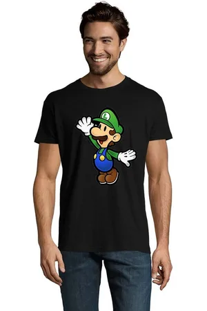 Blondie & Brownie T-Shirt Herren Luigi Retro Konsole Mario Peach Yoshi Gaming - Verkäufer: Hubihu