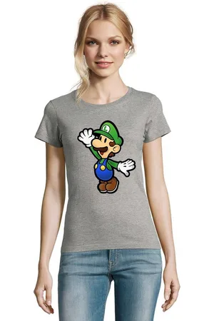 Blondie & Brownie T-Shirt Damen Luigi Retro Konsole Mario Peach Yoshi Gaming - Verkäufer: Hubihu