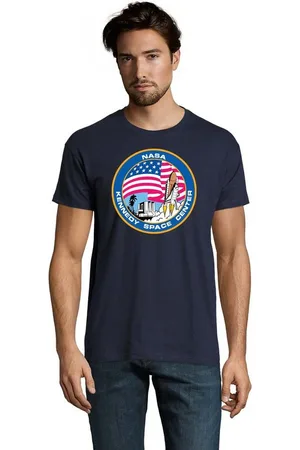 Blondie & Brownie T-Shirt Herren NASA Kennedy Space Center Rakete Sterne Elon X - Verkäufer: Hubihu