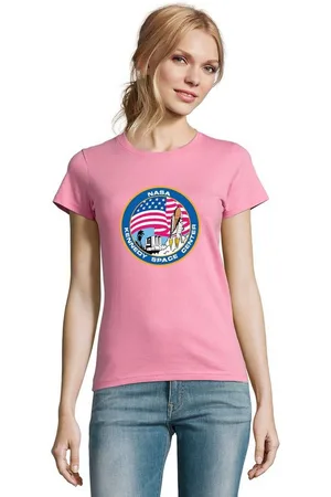 Blondie & Brownie T-Shirt Damen NASA Kennedy Space Center Rakete Sterne Elon X - Verkäufer: Hubihu