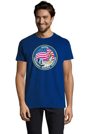 Blondie & Brownie T-Shirt Herren NASA Kennedy Space Center Rakete Sterne Elon X - Verkäufer: Hubihu